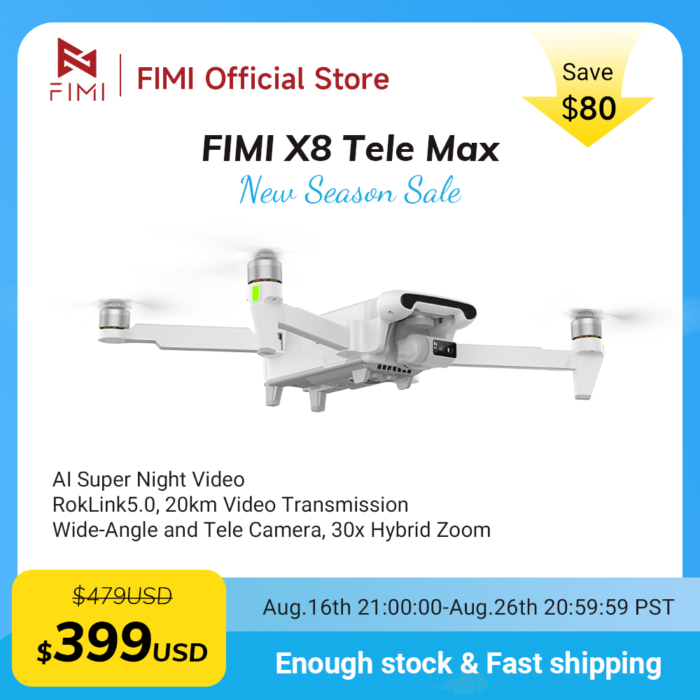 Drone Camera Wide Angle - FIMI X8 Tele Max Neue Drohne