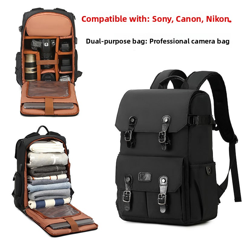 Drone Camera Waterproof - Professionelle Fotografie-Kameratasche Wasserdichte DSLR-Kamera-Drohnen-Integrierte Tasche 17-Zoll-Laptop-Tasche