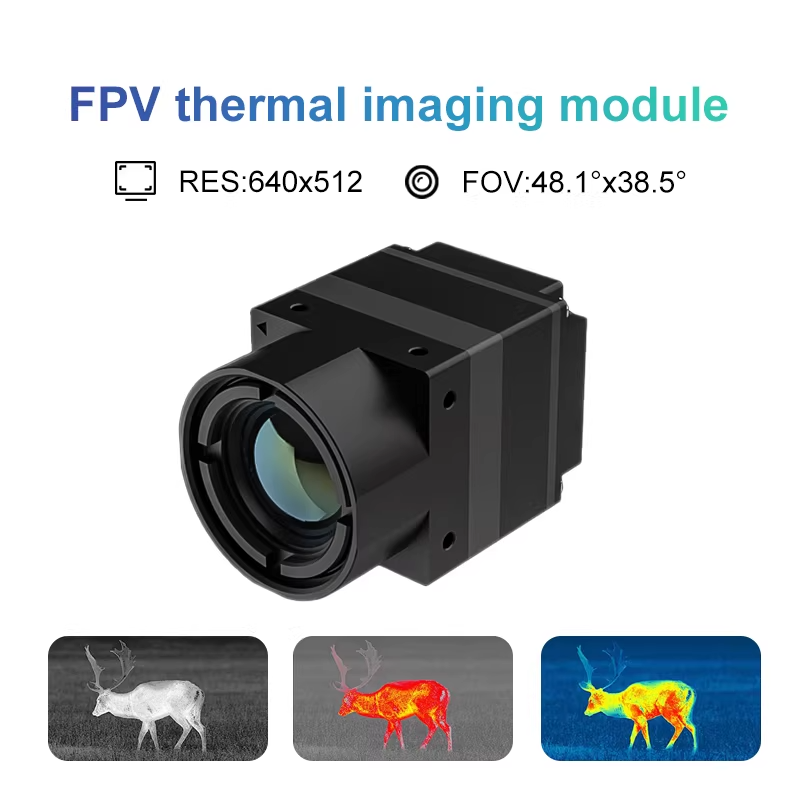 Drone Camera Thermal - FPV Wärmebildkamera CVBS-Schnittstelle 256/384/640 4MM 9MM