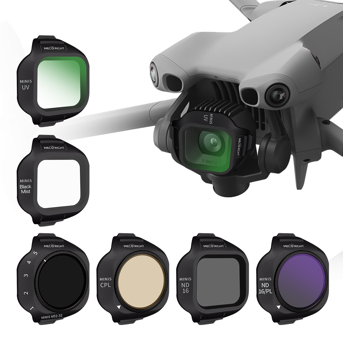 Drone Camera Filter - Mecoright DJI Mini5 Pro UAV Filterset