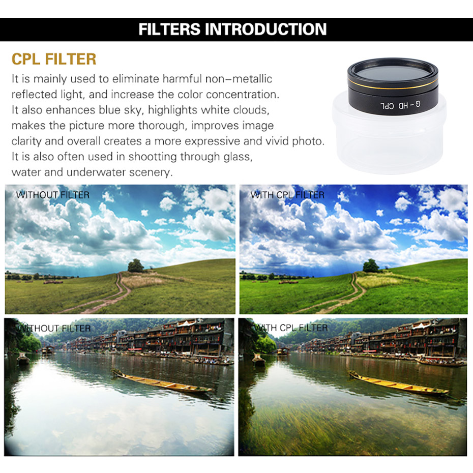 Drone Filter Für Phantom 4 Pro – Drone Camera Filter Bewertung und Preis