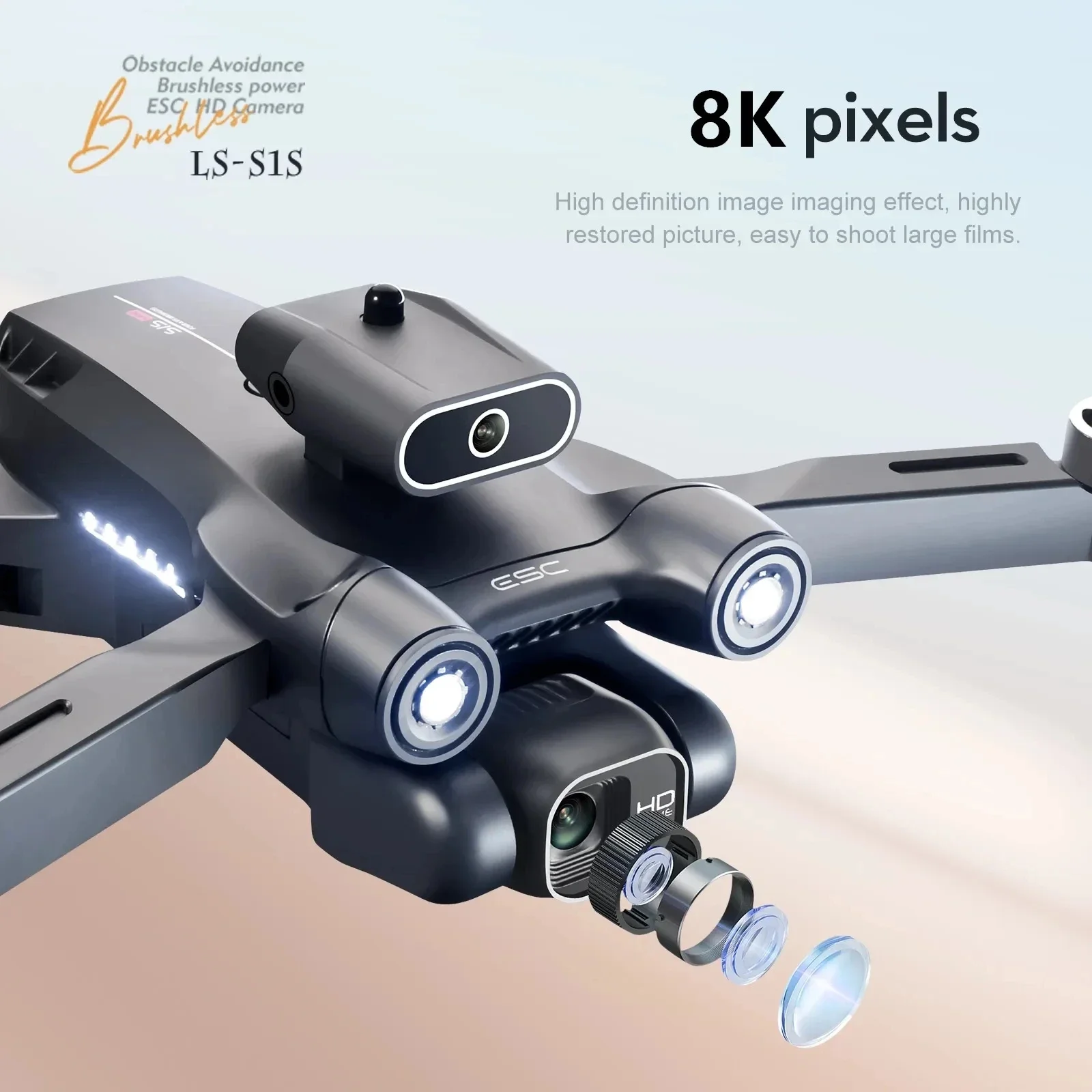 Neue s1s 5g gps drohnen kamera – Drone Camera Professional Bewertung und Preis