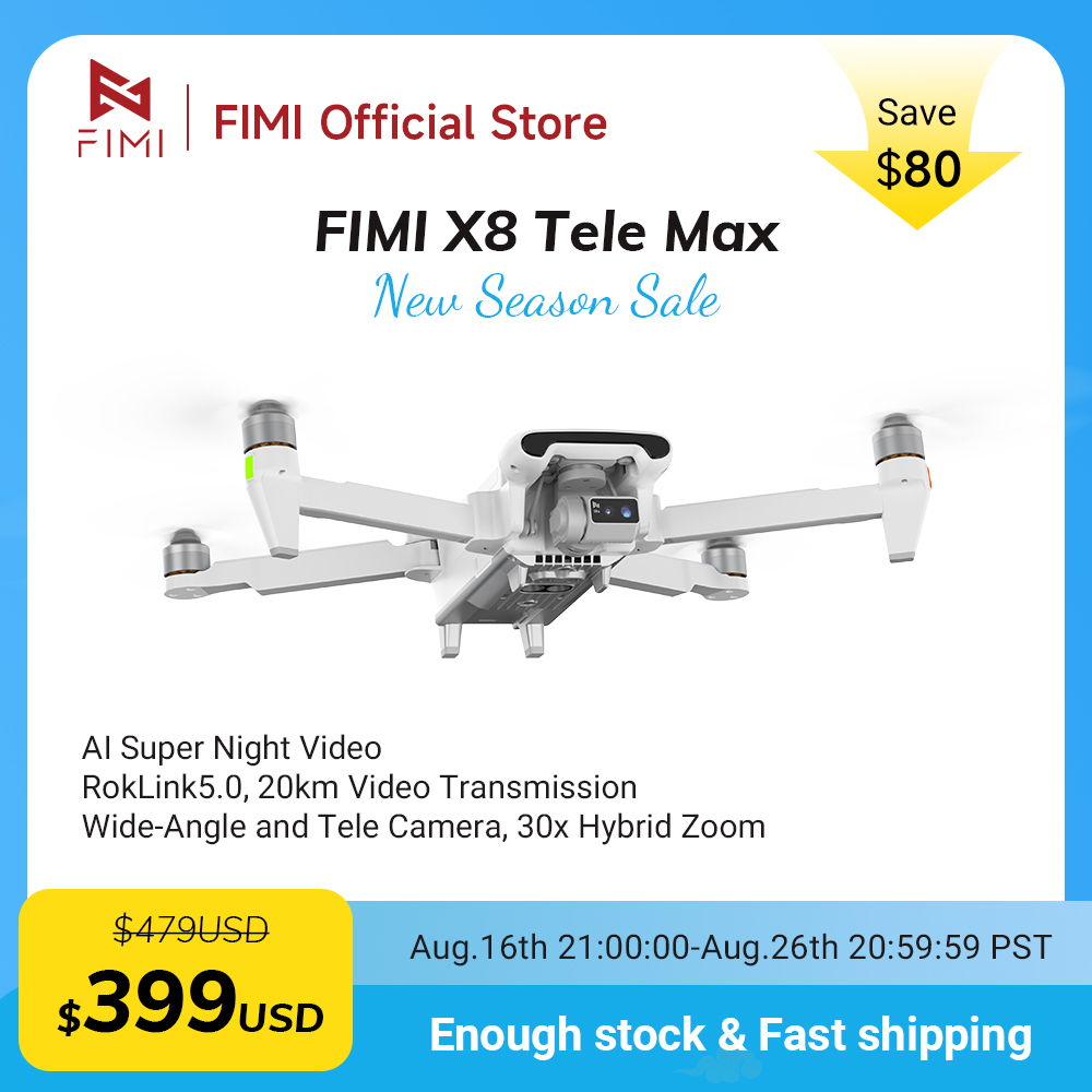 FIMI X8 Tele Max Drohne 1/2-Zo – Drone Camera Wide Angle Bewertung und Preis
